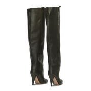STORM – Dark Green High-Heel Over-The-Knee Boots