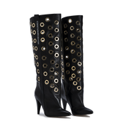 STORM – Gold Eyelet Boots