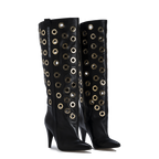 STORM – Gold Eyelet Boots