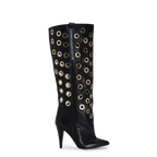 STORM – Gold Eyelet Boots