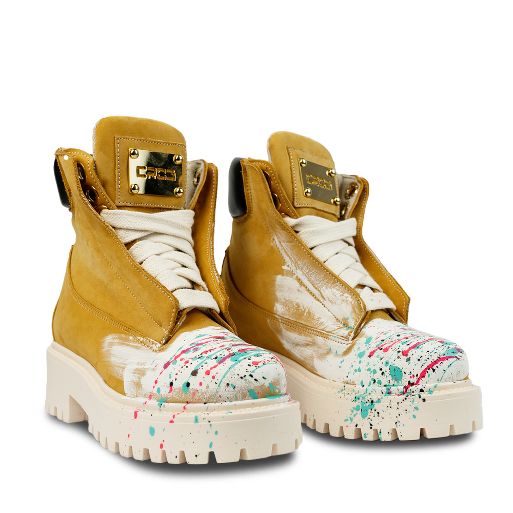 Starboot – Beige Handmade Nabuk-Sneaker-CRISTIANZEROTRE