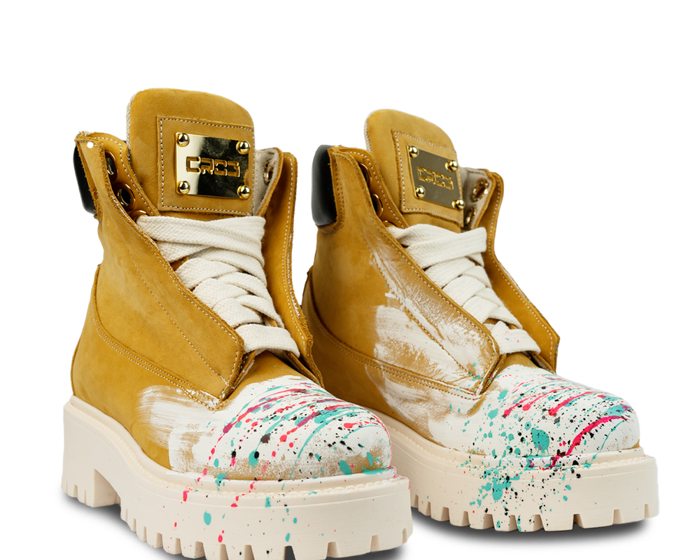 Starboot – Beige Handmade Nabuk-Sneaker-CRISTIANZEROTRE