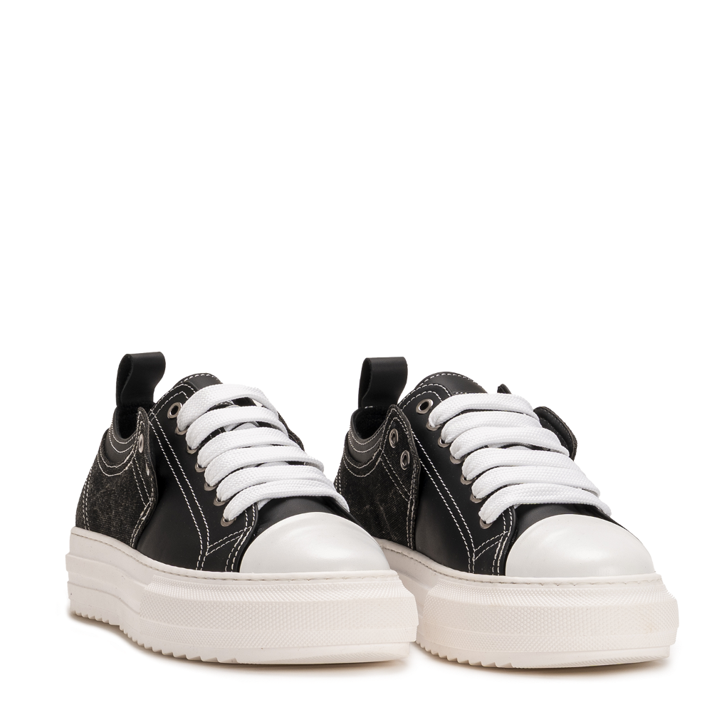 Stride – Noir Contrast-Sneaker-CRISTIANZEROTRE