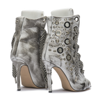 RUSH – Silver Distressed Leather