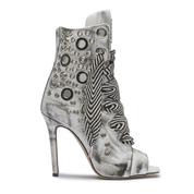 RUSH – Silver Distressed Leather