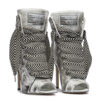 RUSH – Silver Distressed Leather