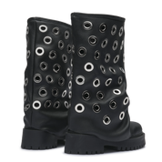 CHUNKY – Black Silver Giant Eyelets Edition