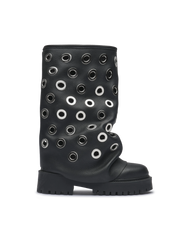 CHUNKY – Black Silver Giant Eyelets Edition