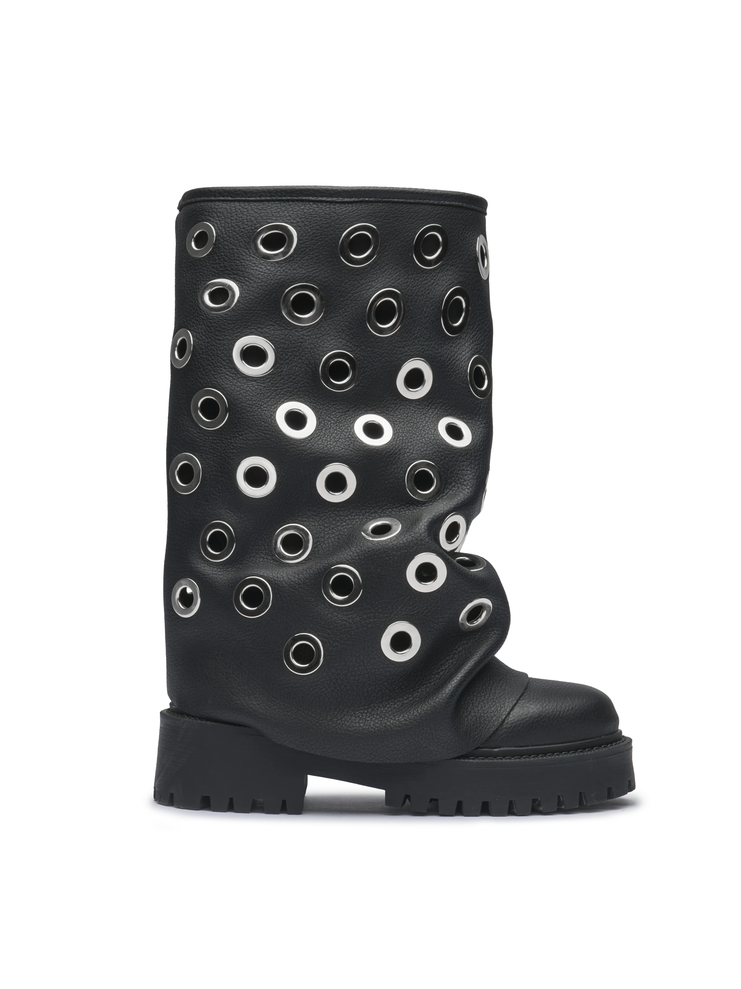 CHUNKY – Black Silver Giant Eyelets Edition