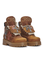 STARBOOT CUSTOM – Studded Cross Leather