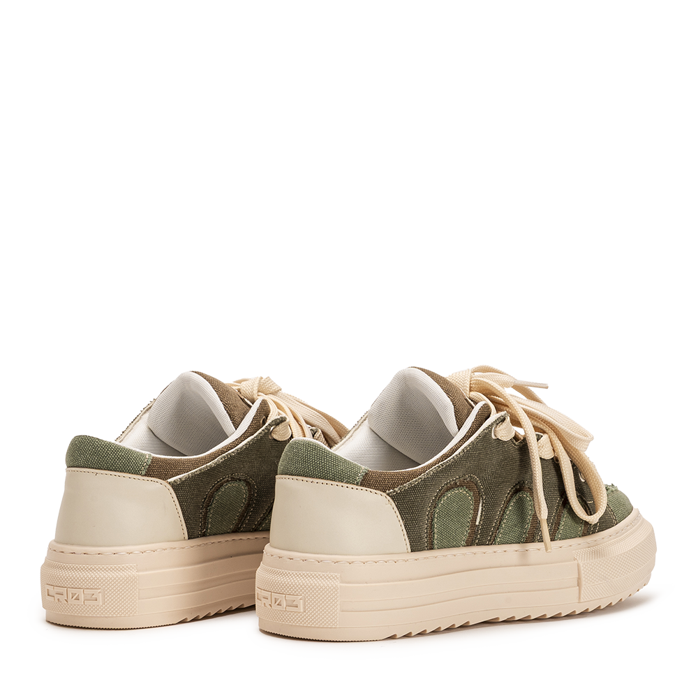 VYBE – Green Canvas Chunky Sneakers