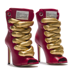 RUSH BOLD – Bordeaux and Gold Laces
