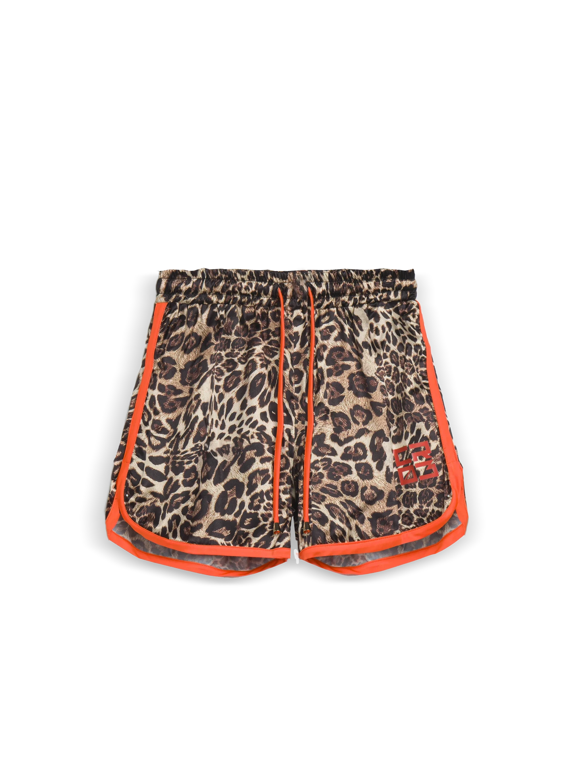 Orange Leopard CR03 Shorts
