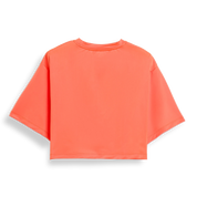 Orange Cropped 03 Leopard T-Shirt