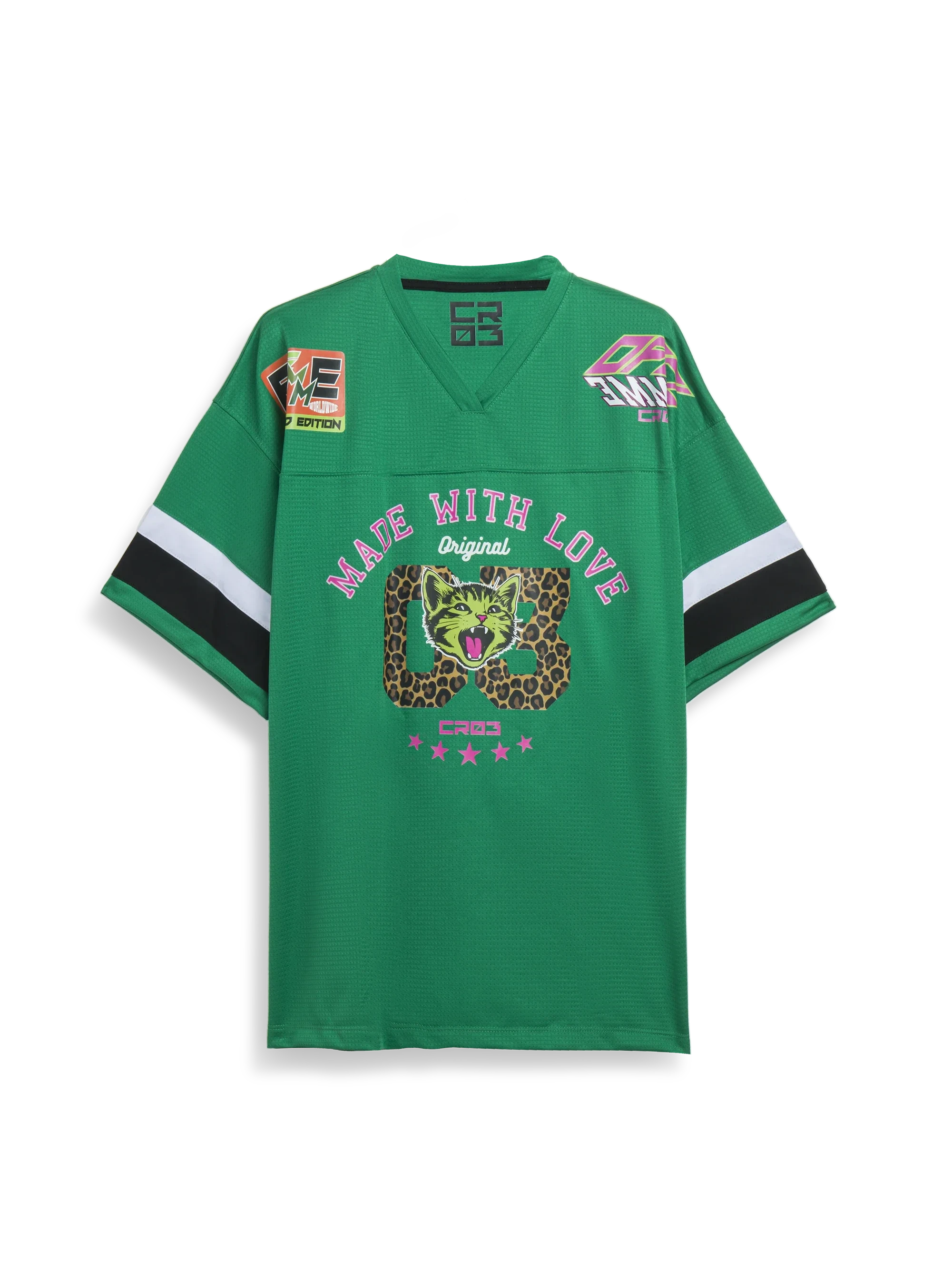 Green Made with Love Hockey Tee